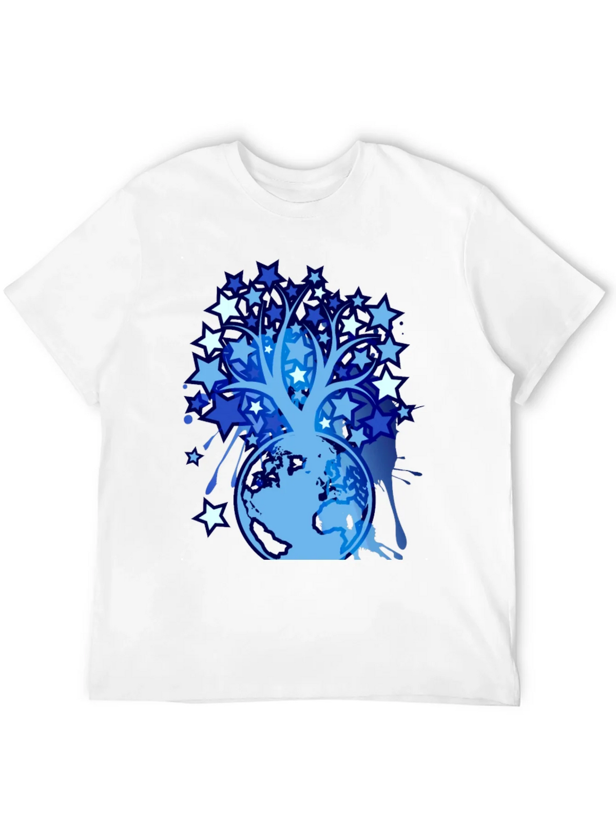 Star Tree Globe Graphic T-Shirt product image 11