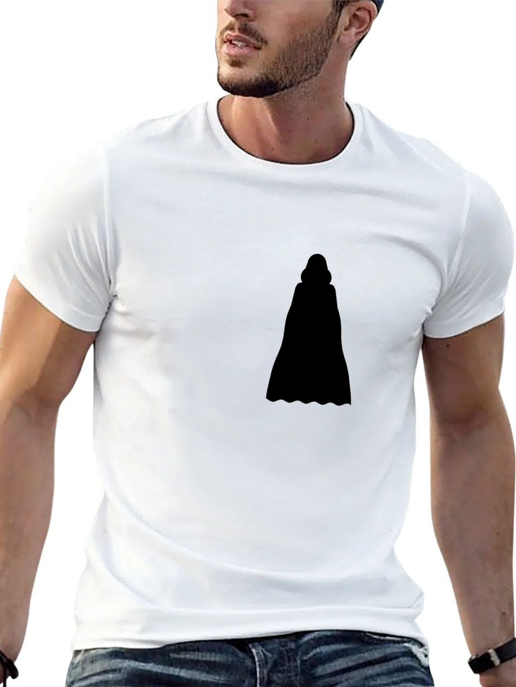 Silhouette Graphic Black Tee product image 12