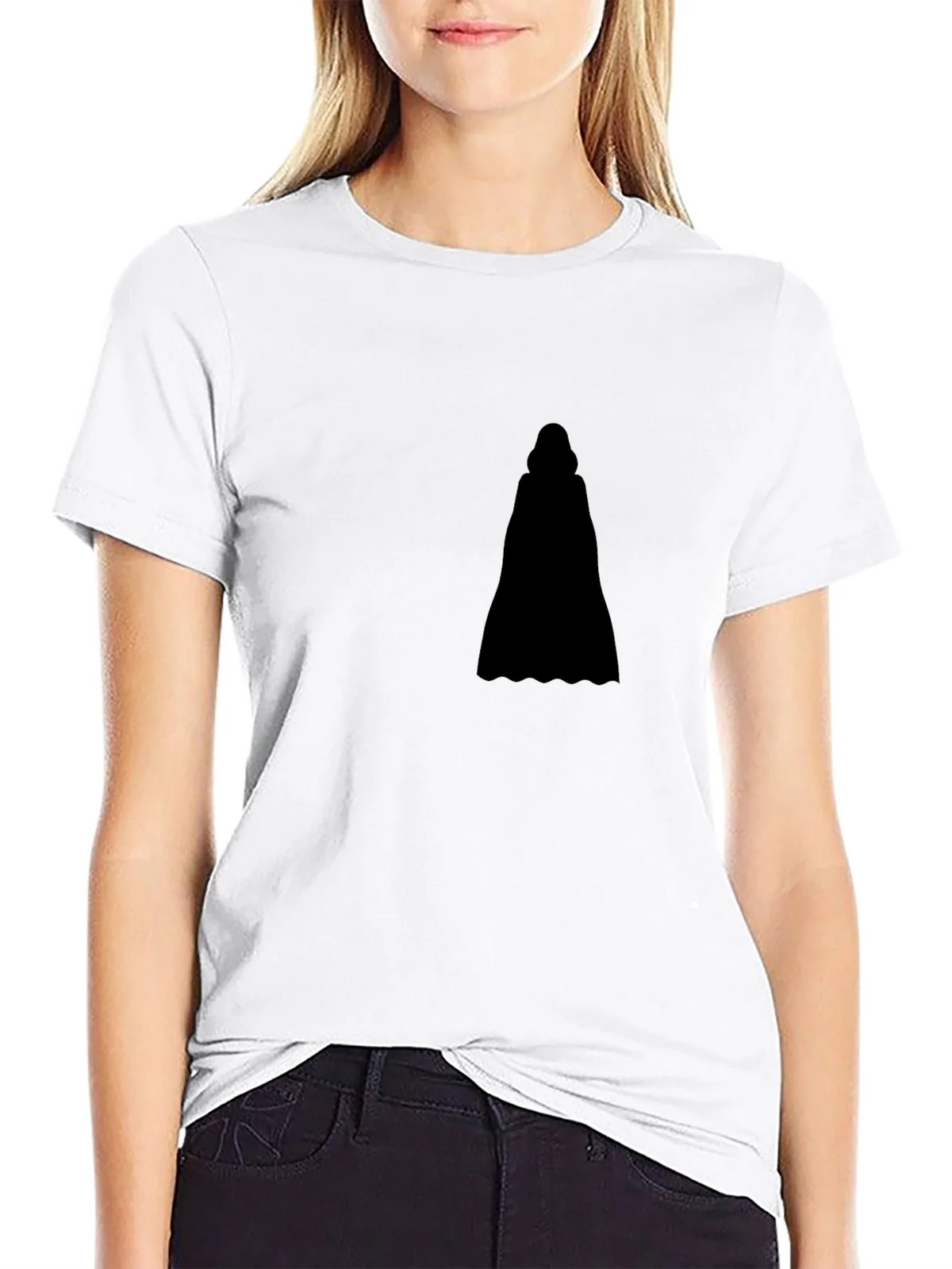 Silhouette Graphic Black Tee product image 8