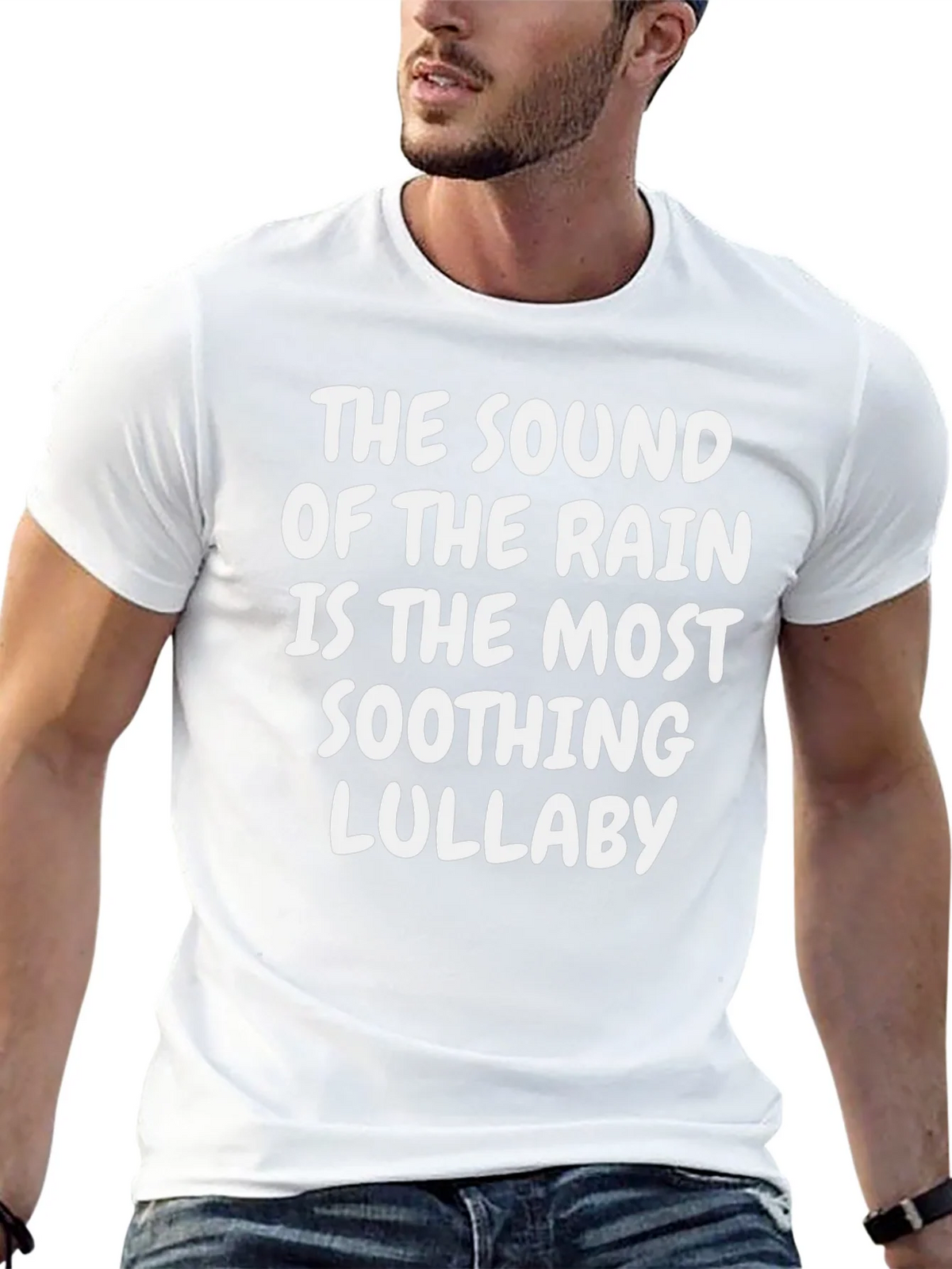 Rain Lullaby Graphic Tee - Soothing Sounds T-Shirt product image 12