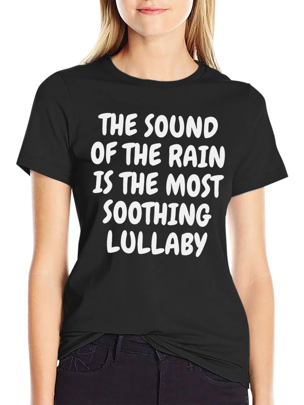 Rain Lullaby Graphic Tee - Soothing Sounds T-Shirt product image 2