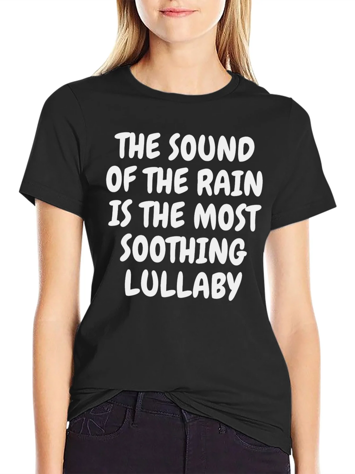 Rain Lullaby Graphic Tee - Soothing Sounds T-Shirt product image 2