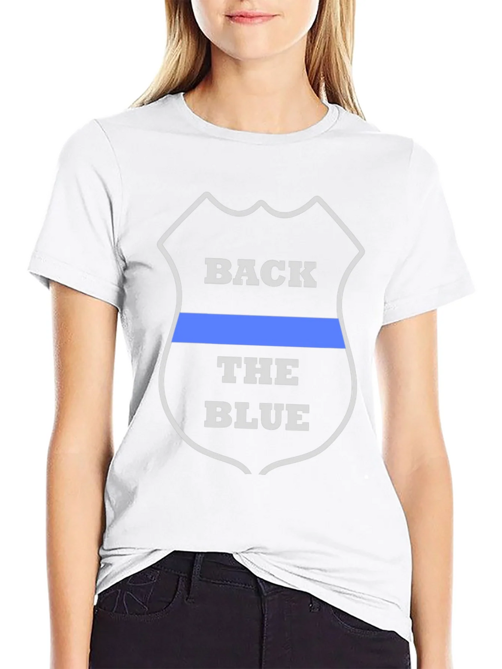 Back the Blue T-Shirt - Law Enforcement Support product image 8