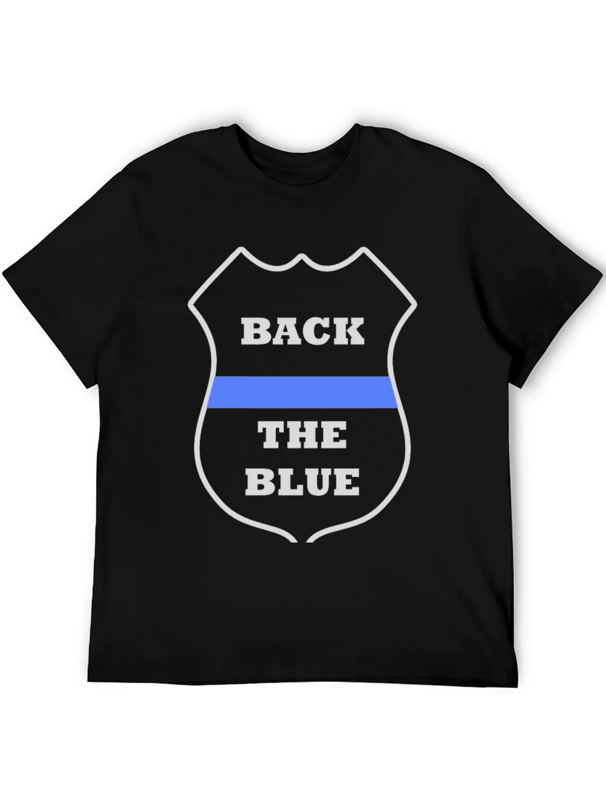 Back the Blue T-Shirt - Law Enforcement Support product image 5