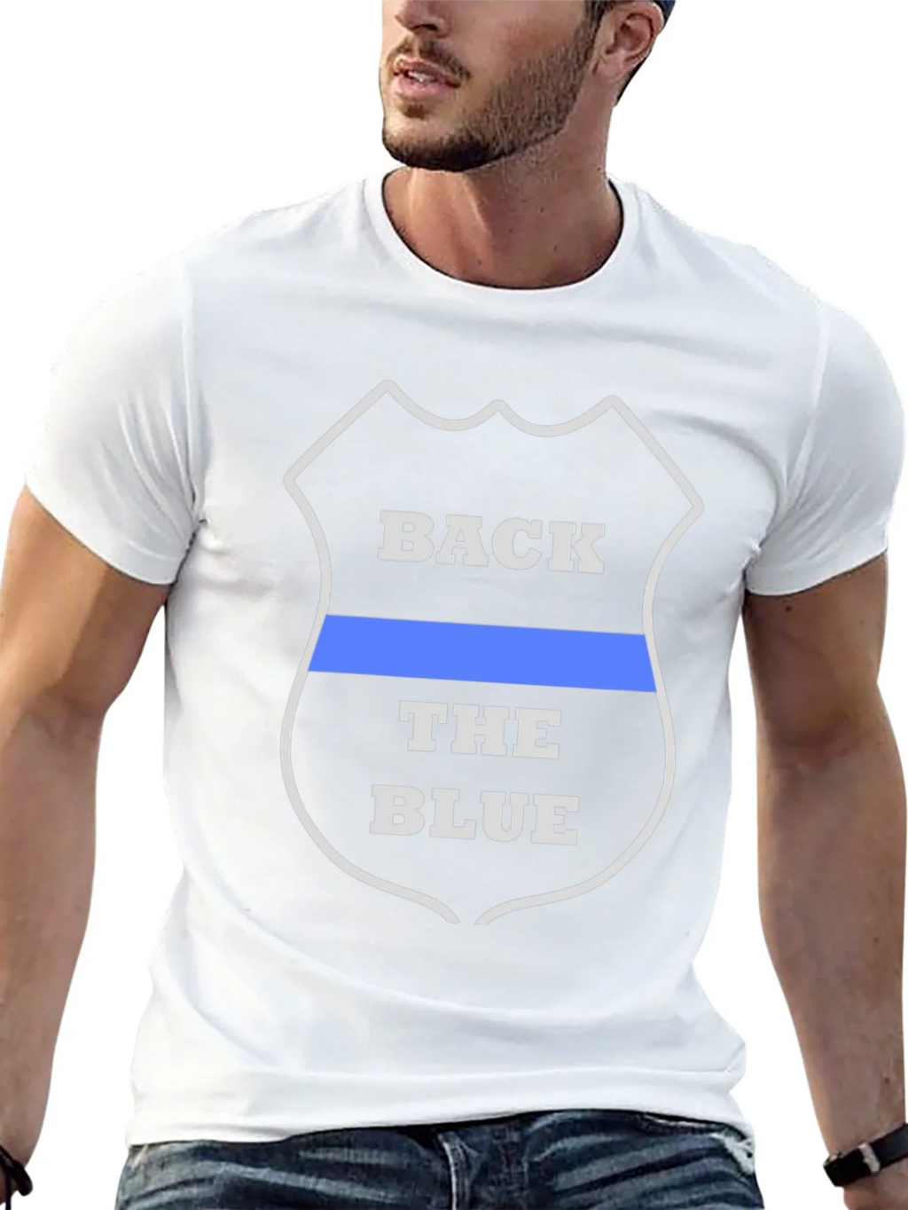 Back the Blue T-Shirt - Law Enforcement Support product image 12
