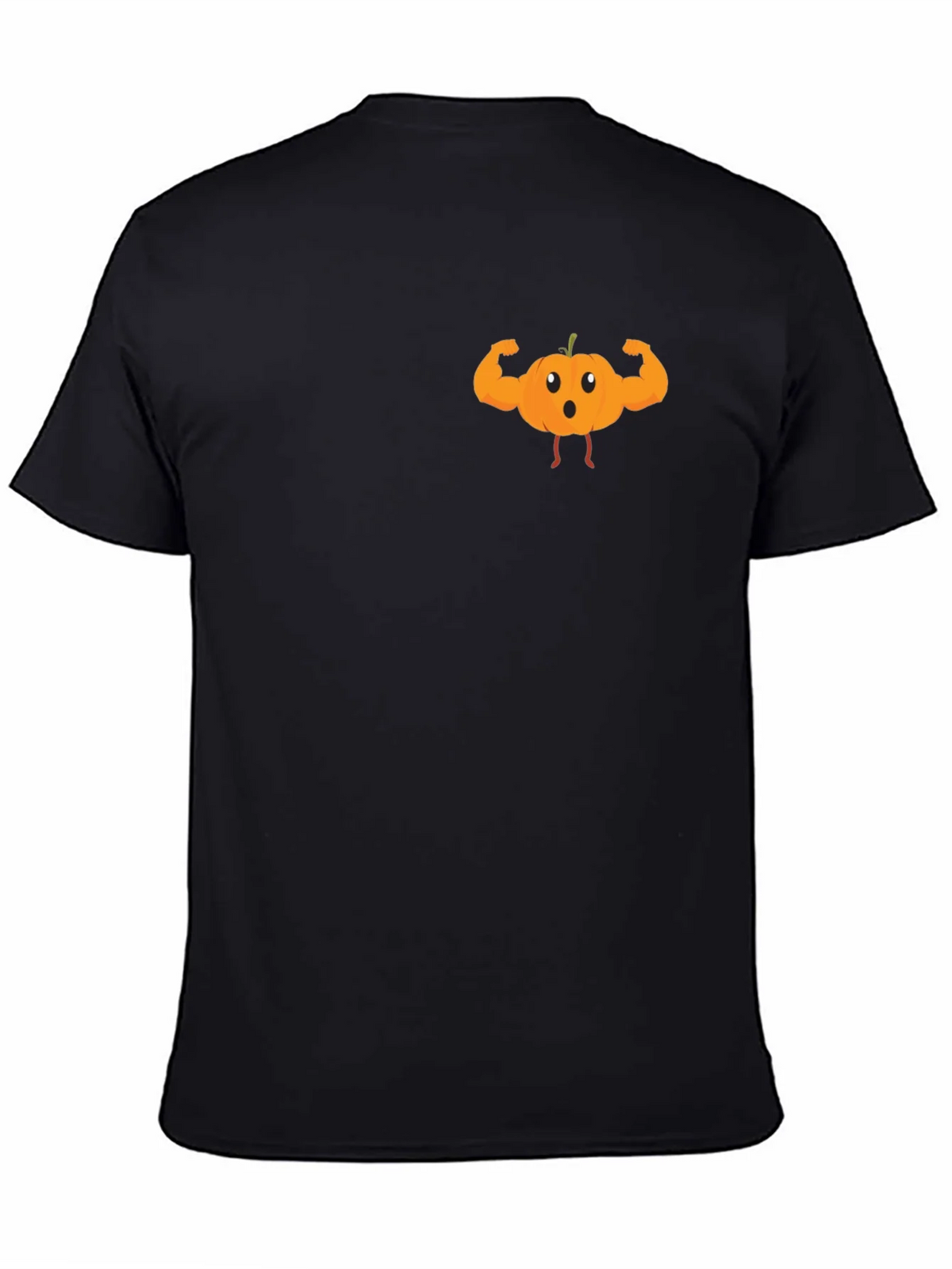 Funny Muscle Pumpkin T-Shirt - Halloween Apparel product image 4