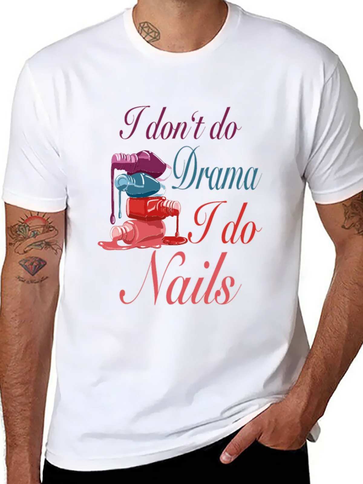 Nail Technician T-Shirt - Drama Free Zone product image 7