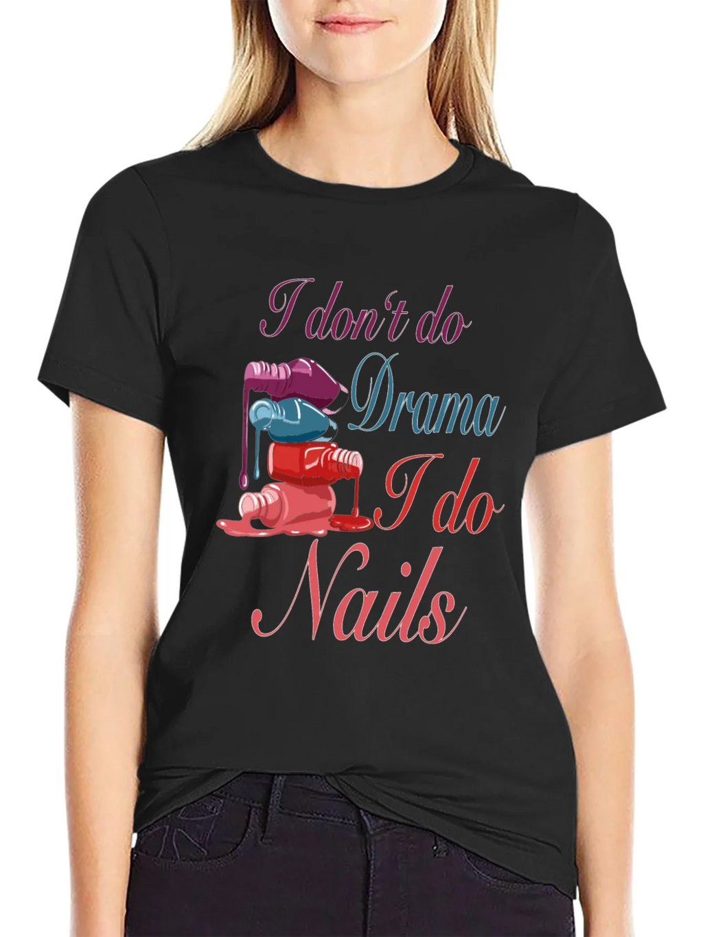 Nail Technician T-Shirt - Drama Free Zone product image 2