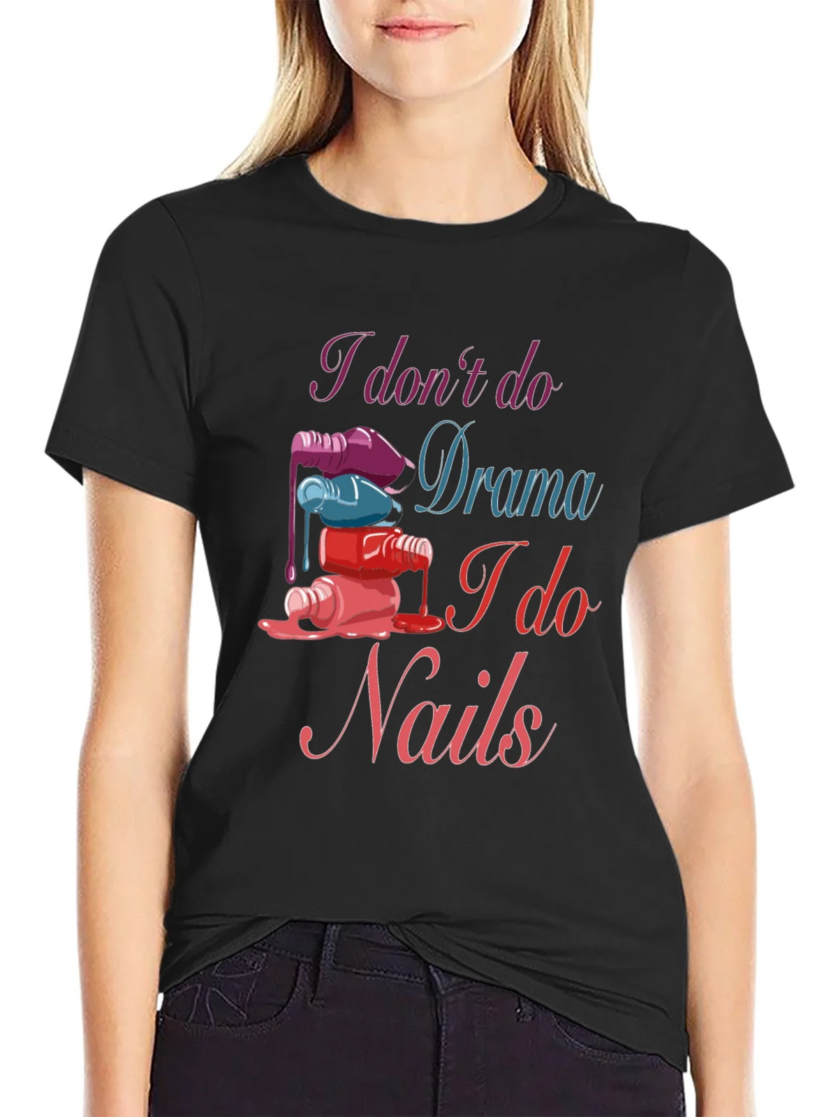 Nail Technician T-Shirt - Drama Free Zone product image 2