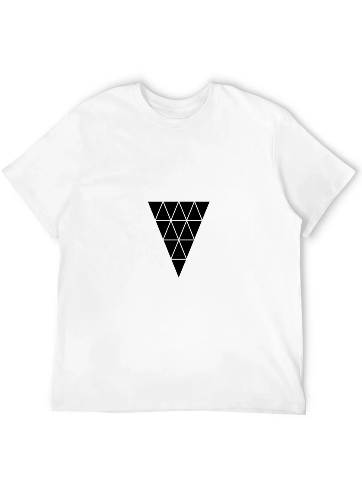 Geometric Triangle Black T-Shirt product image 11