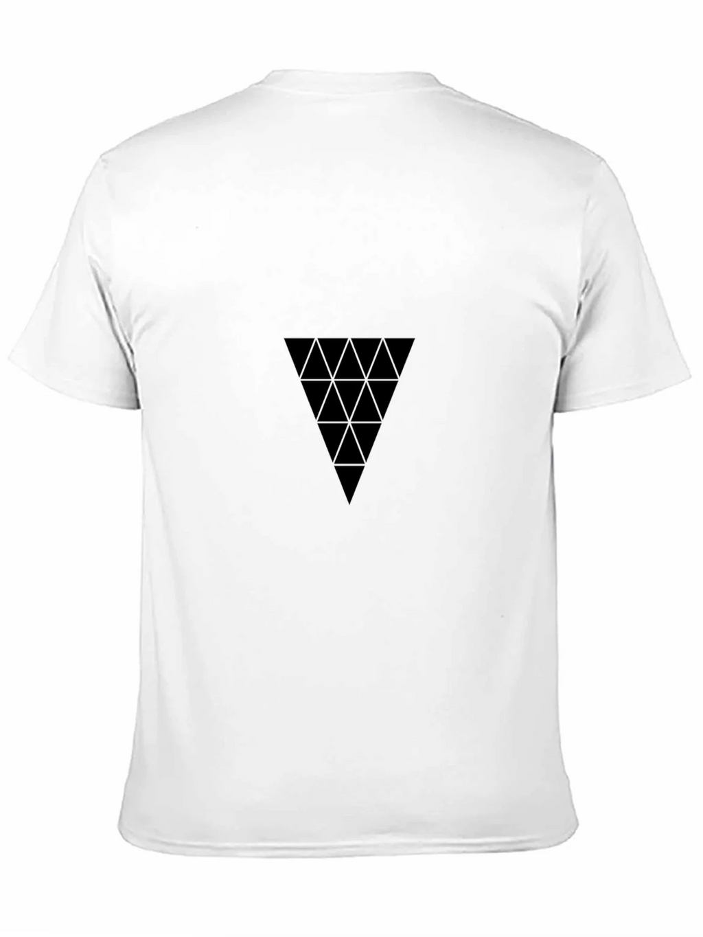 Geometric Triangle Black T-Shirt product image 10