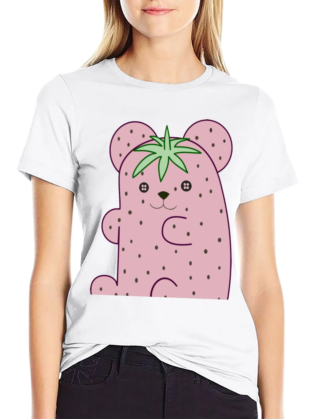 Strawberry Bear Graphic Tee - Cute Kawaii Style Shirt product image 8