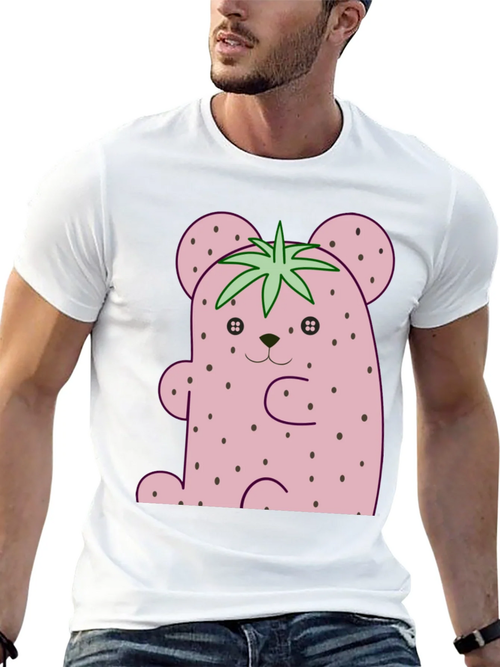 Strawberry Bear Graphic Tee - Cute Kawaii Style Shirt product image 12