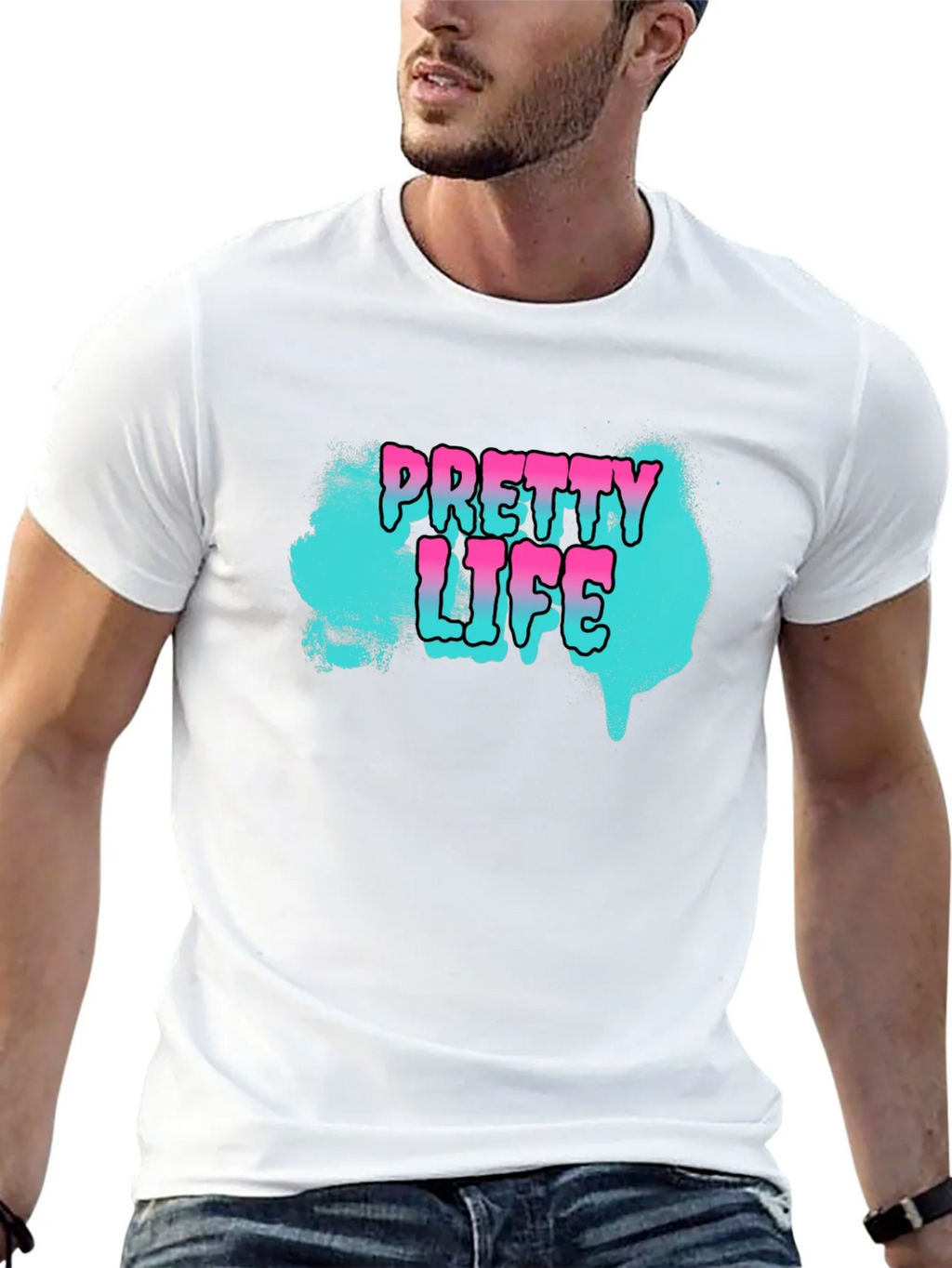 Pretty Life Graphic T-Shirt - Black product image 12