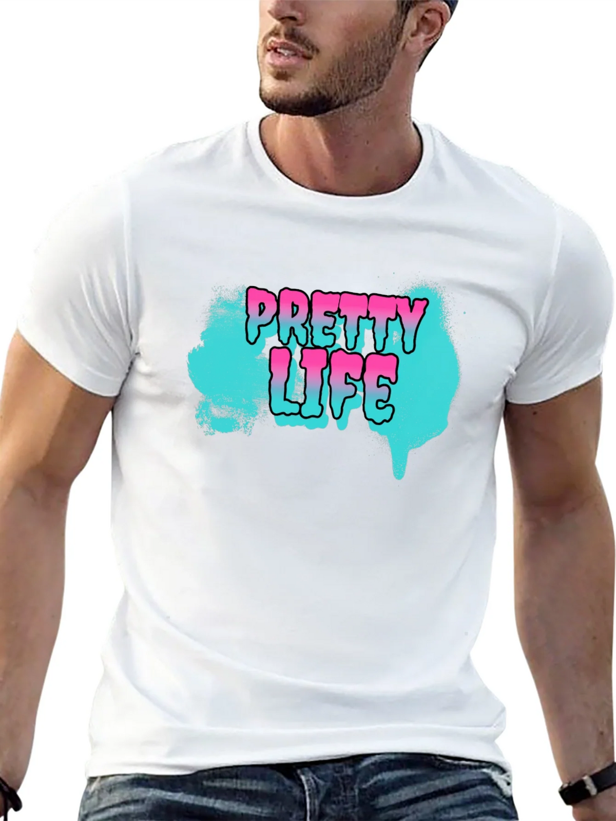 Pretty Life Graphic T-Shirt - Black product image 12