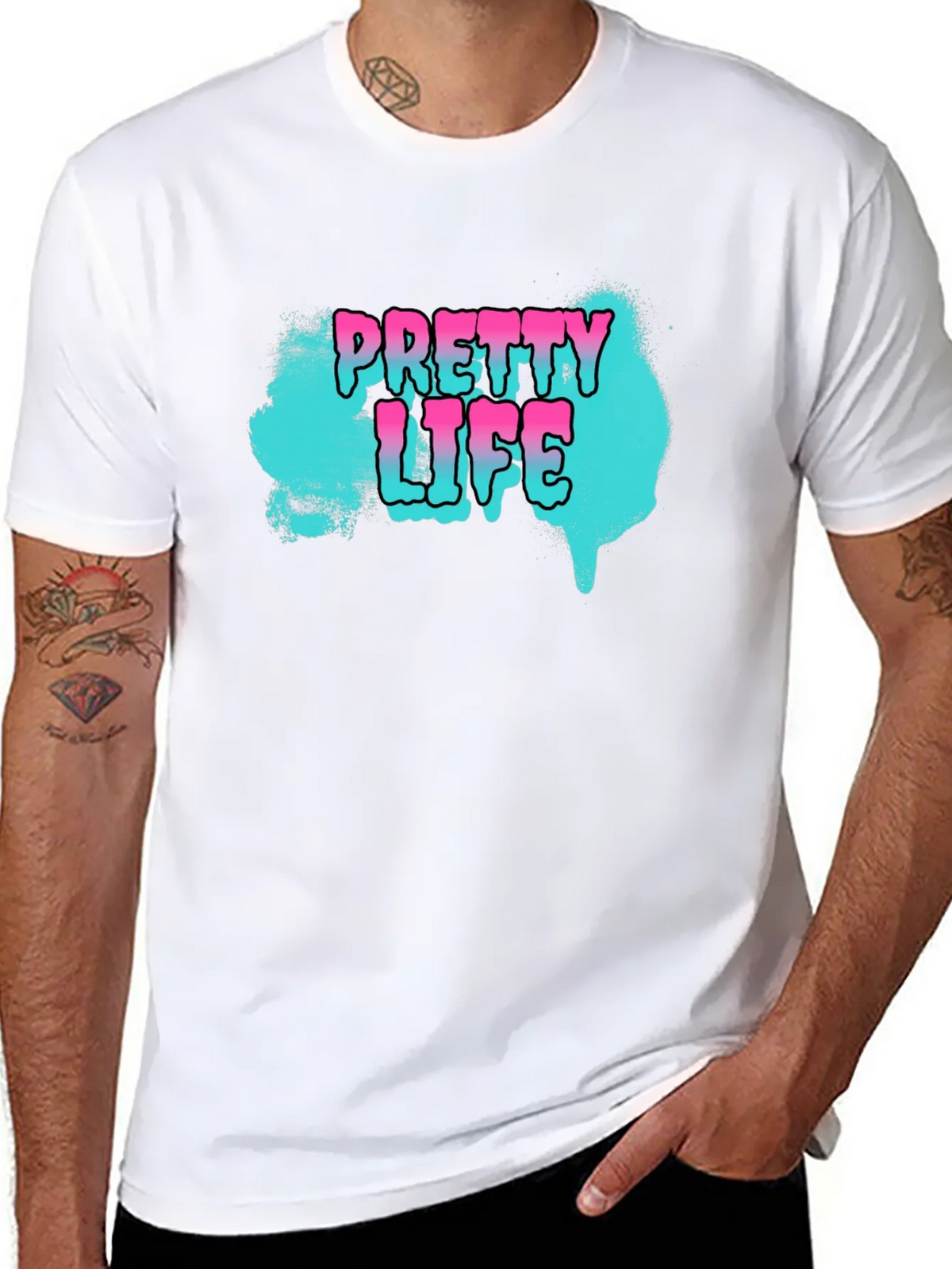 Pretty Life Graphic T-Shirt - Black product image 7