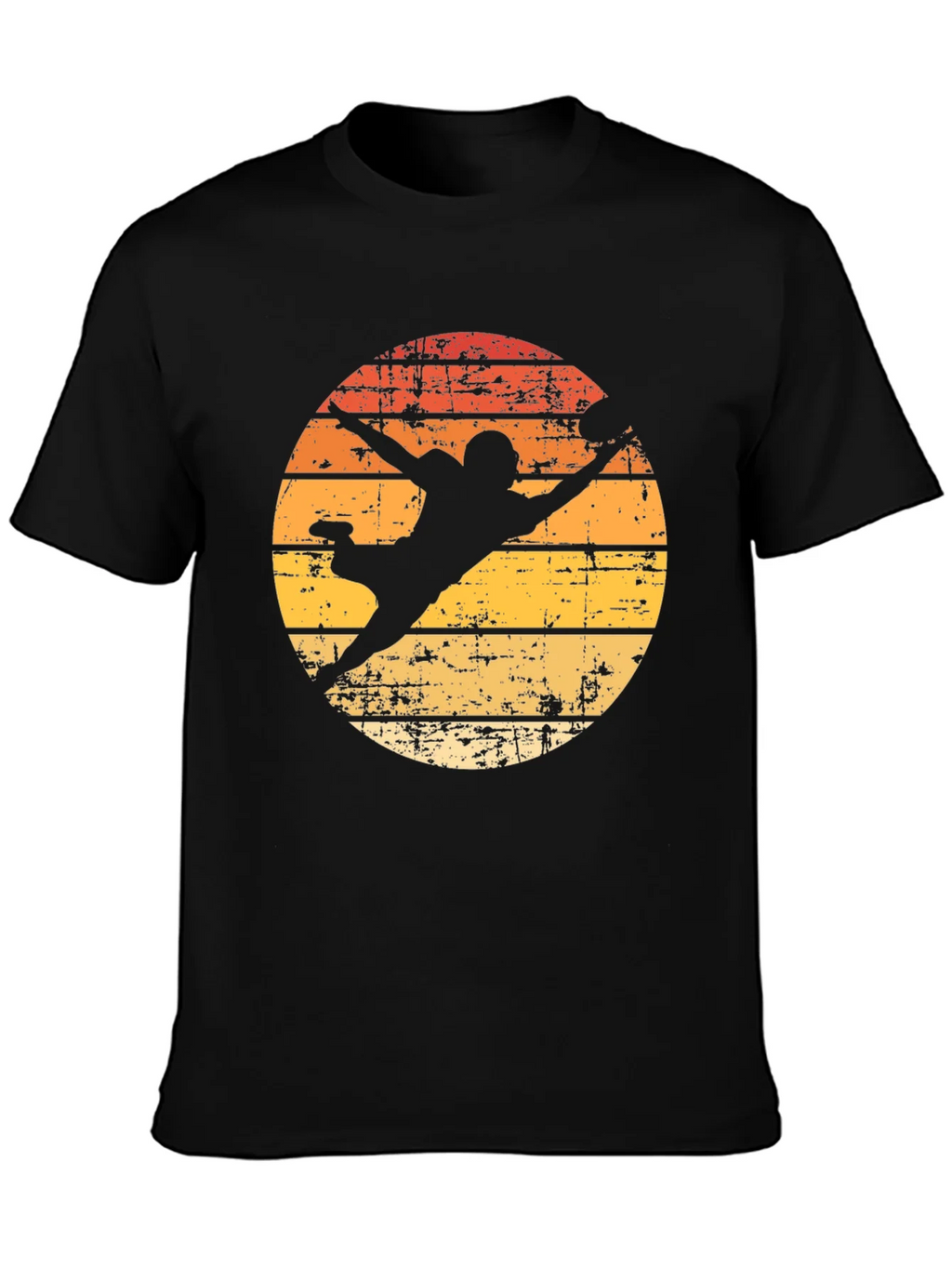 Retro Football Silhouette Graphic T-Shirt product image 3