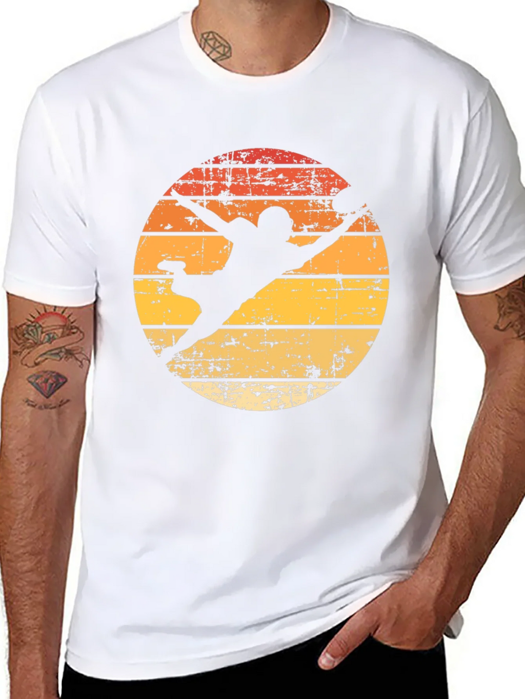 Retro Football Silhouette Graphic T-Shirt product image 7