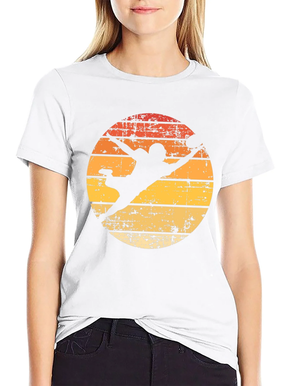 Retro Football Silhouette Graphic T-Shirt product image 8