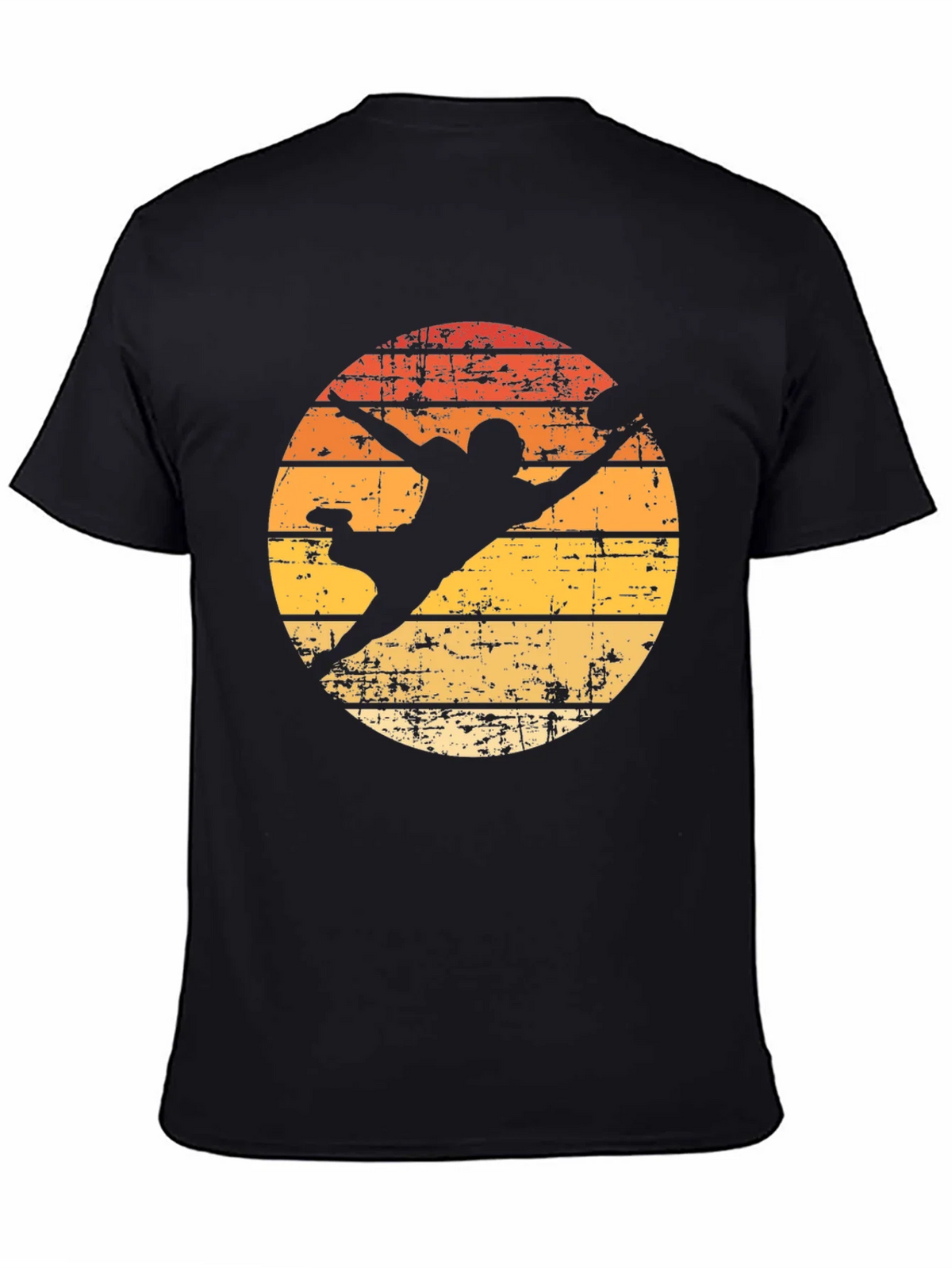 Retro Football Silhouette Graphic T-Shirt product image 4