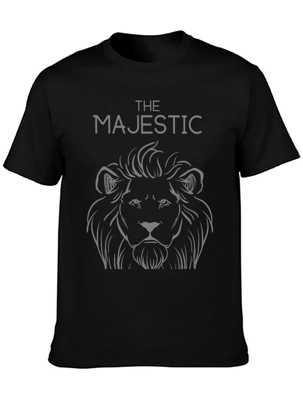 The Majestic Lion Graphic Tee - Black product image 3