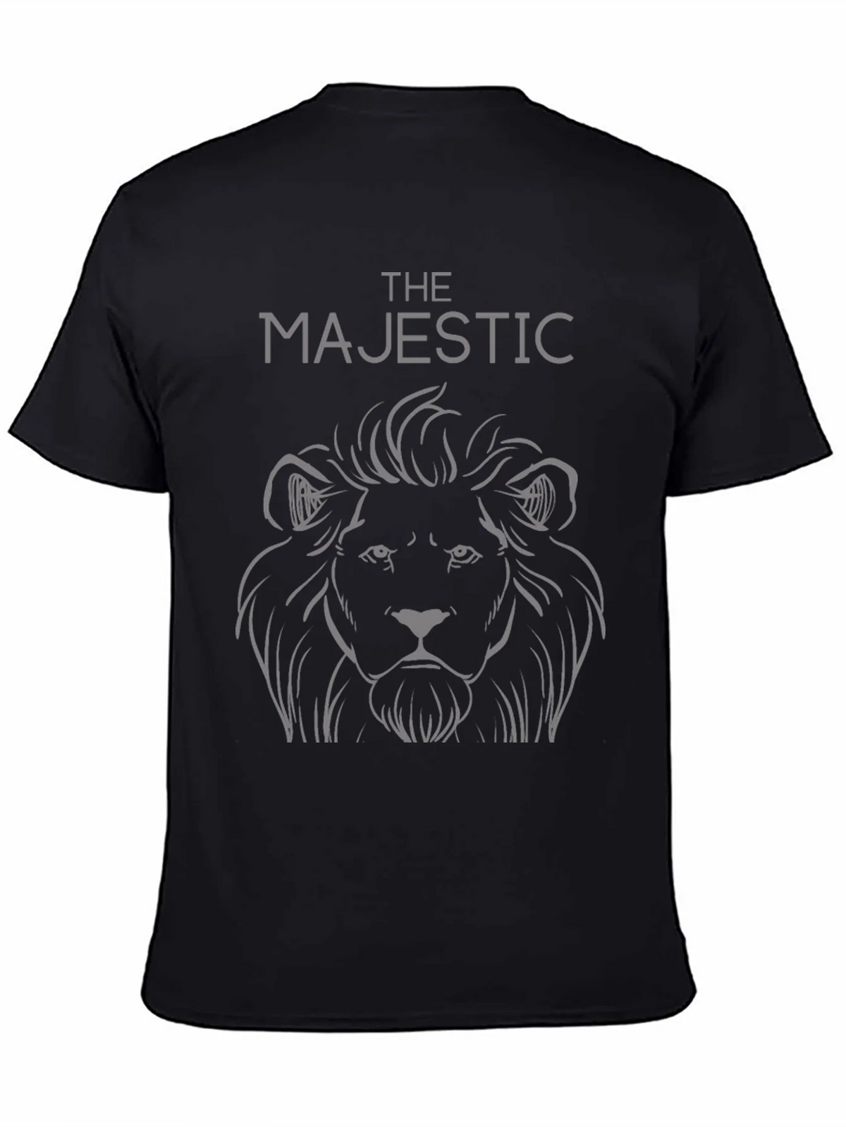The Majestic Lion Graphic Tee - Black product image 4