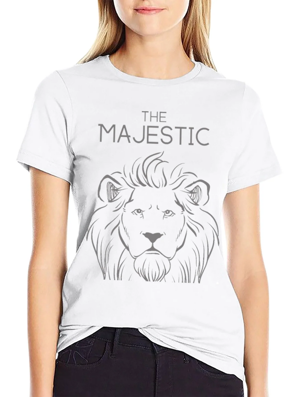 The Majestic Lion Graphic Tee - Black product image 8