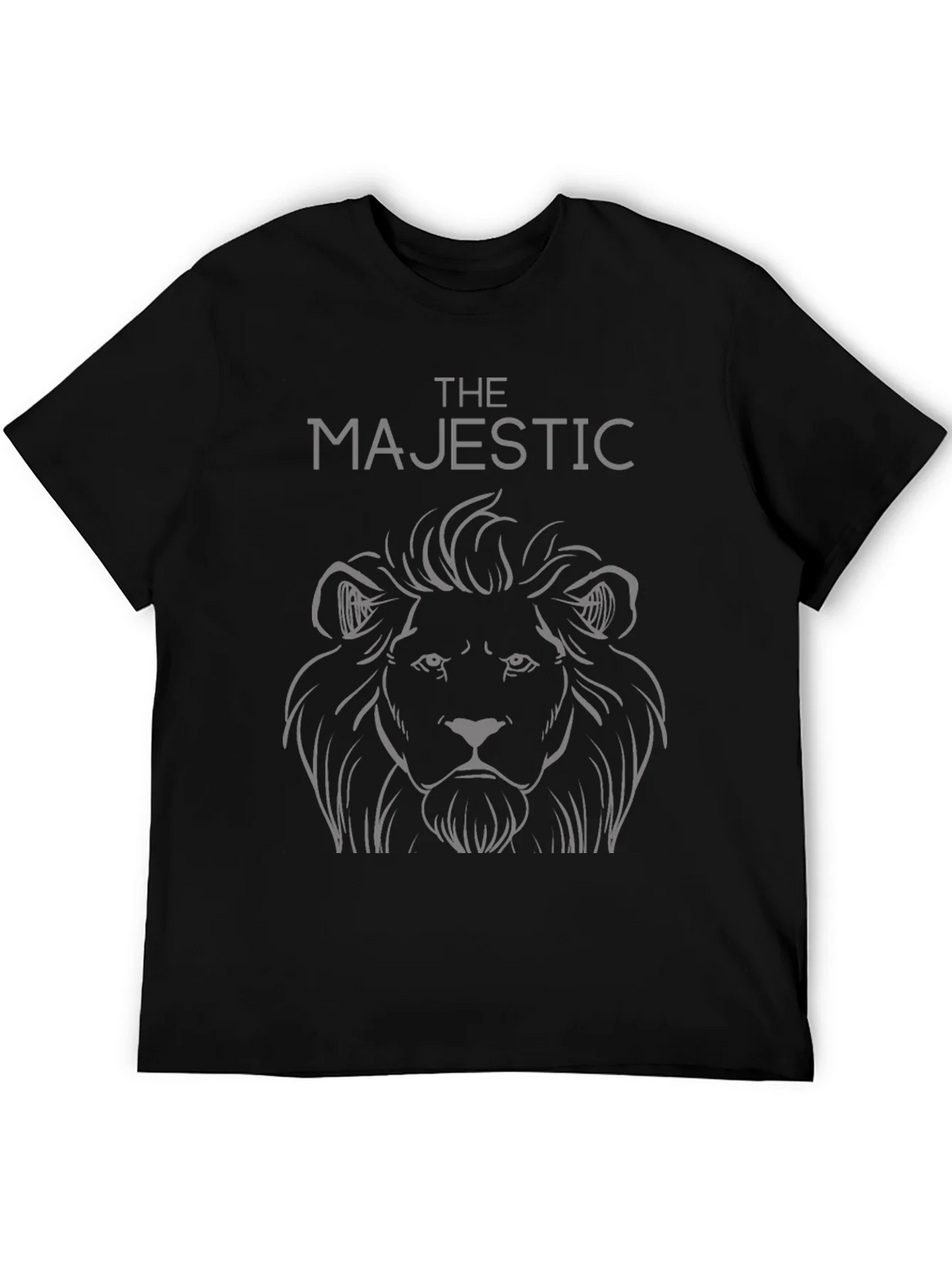 The Majestic Lion Graphic Tee - Black product image 5