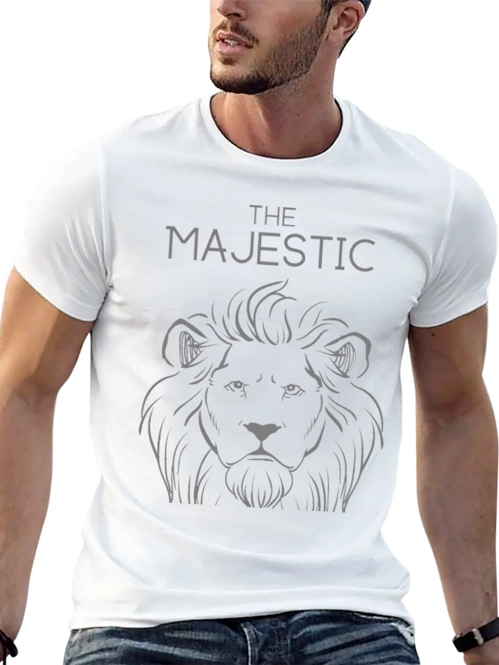 The Majestic Lion Graphic Tee - Black product image 12