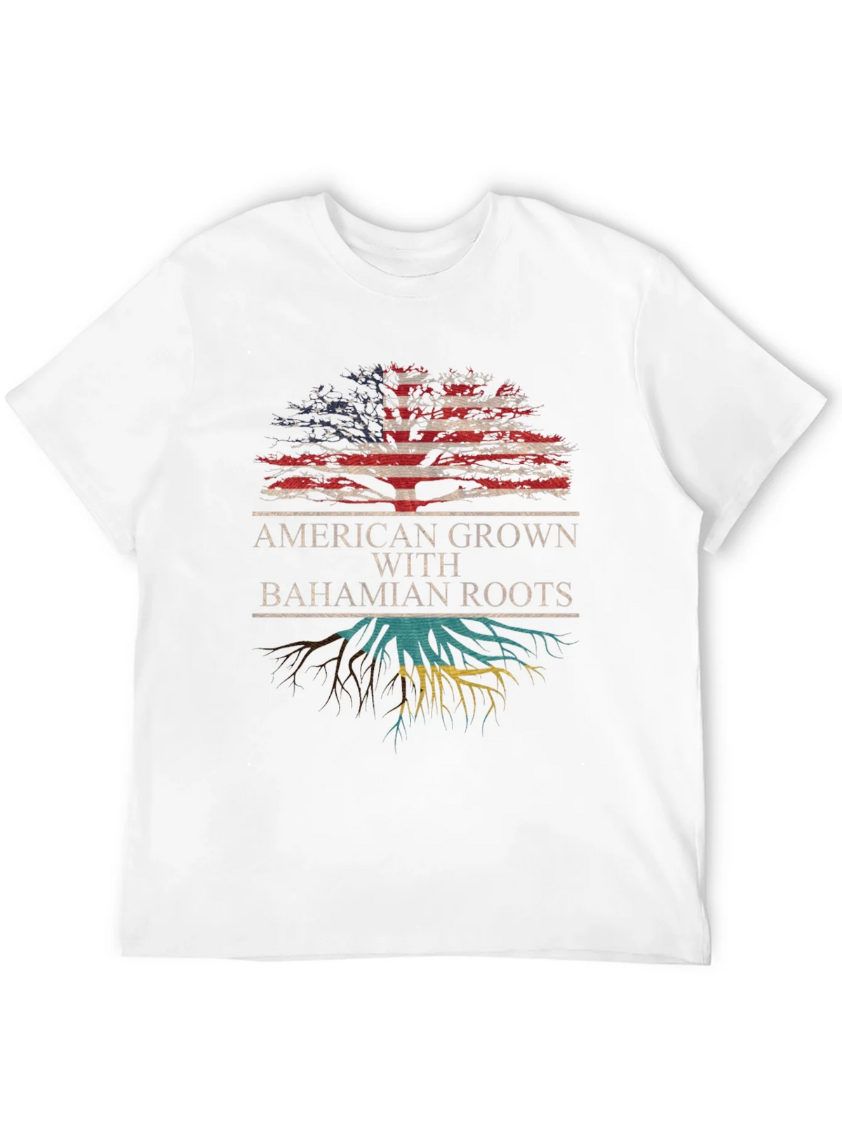 American Grown with Bahamian Roots T-Shirt product image 11