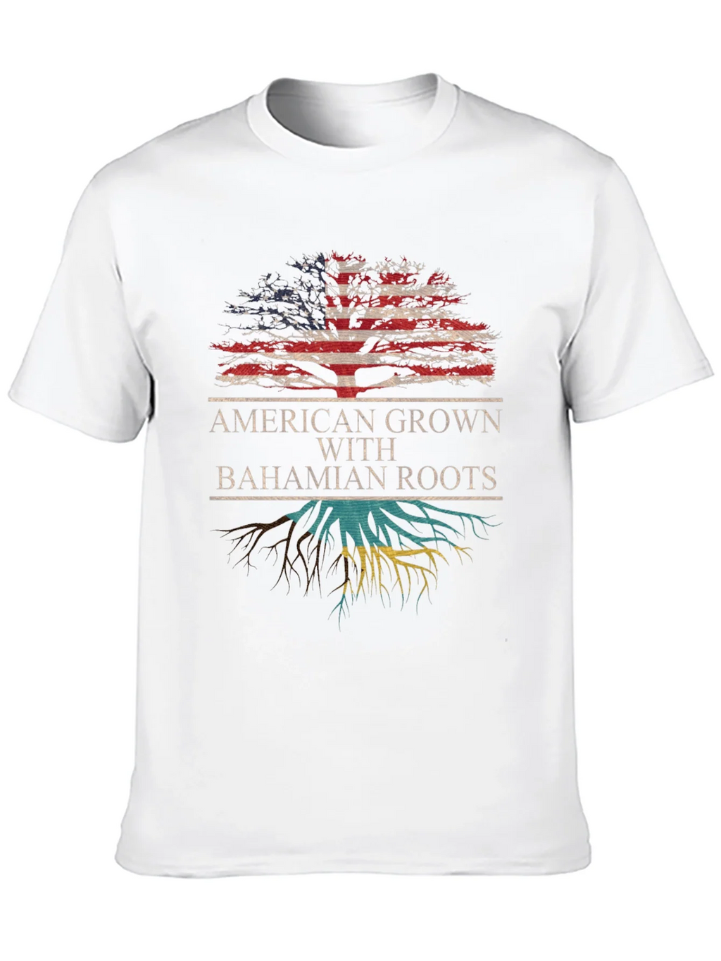 American Grown with Bahamian Roots T-Shirt product image 9