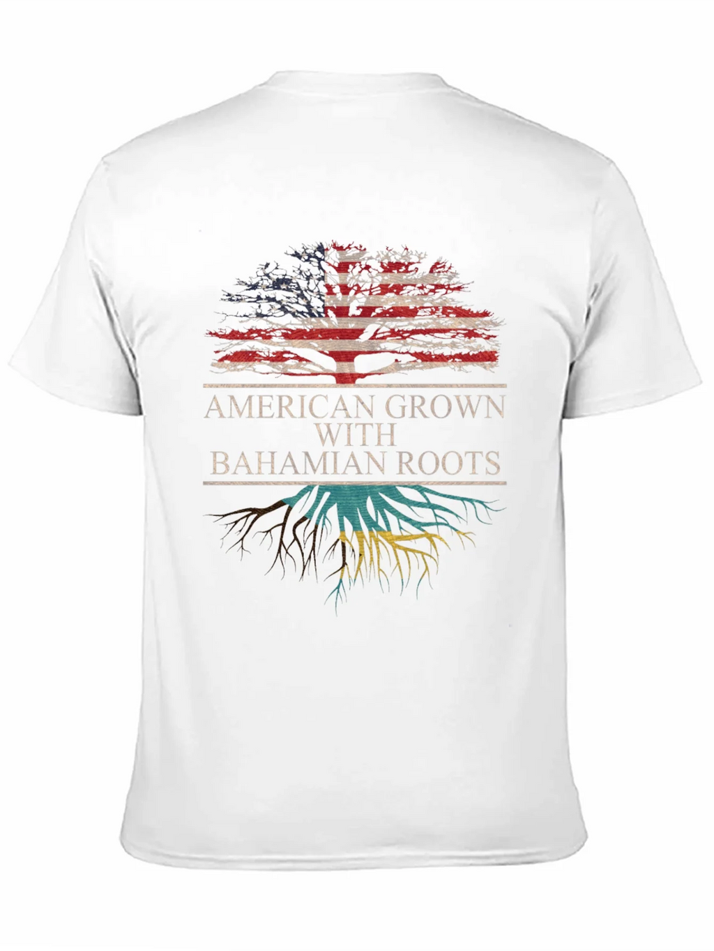 American Grown with Bahamian Roots T-Shirt product image 10