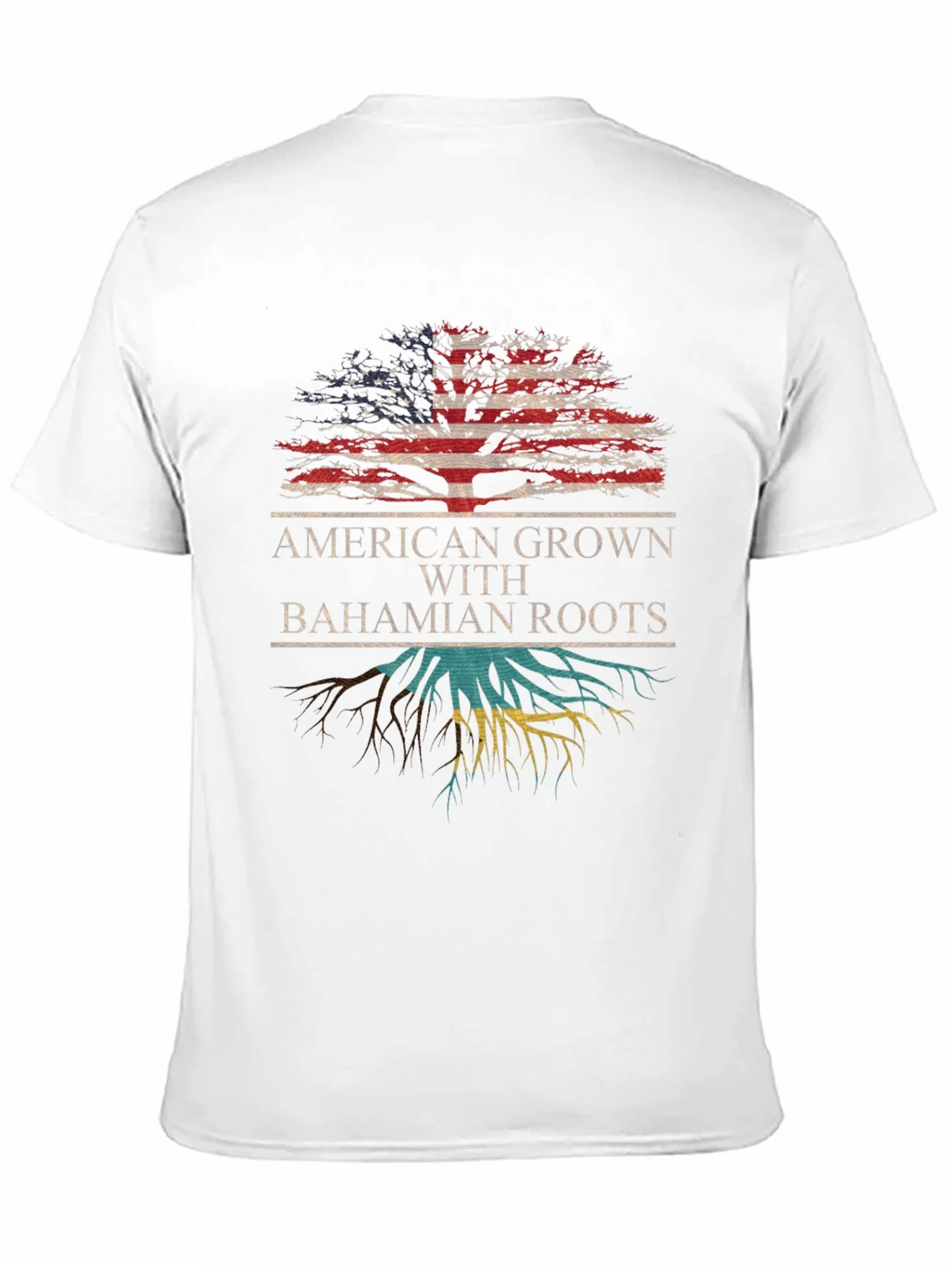 American Grown with Bahamian Roots T-Shirt product image 10