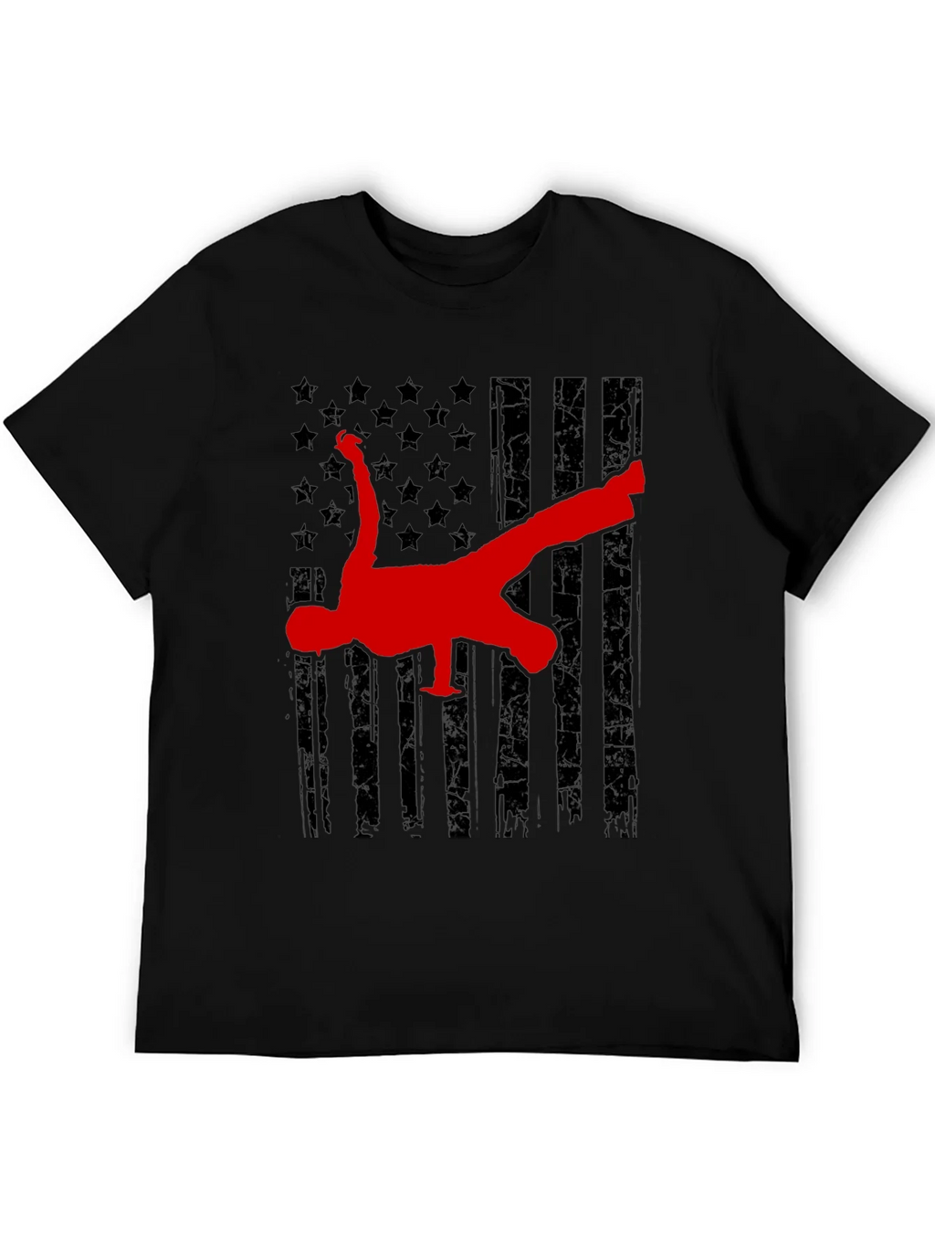 Breakdance American Flag Graphic Tee product image 5