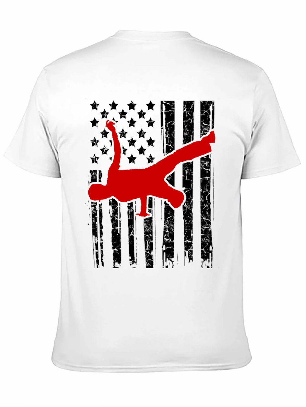 Breakdance American Flag Graphic Tee product image 10