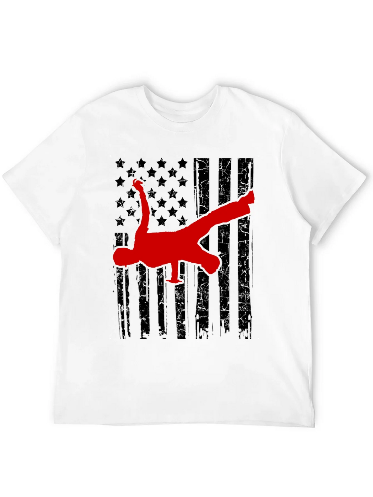 Breakdance American Flag Graphic Tee product image 11