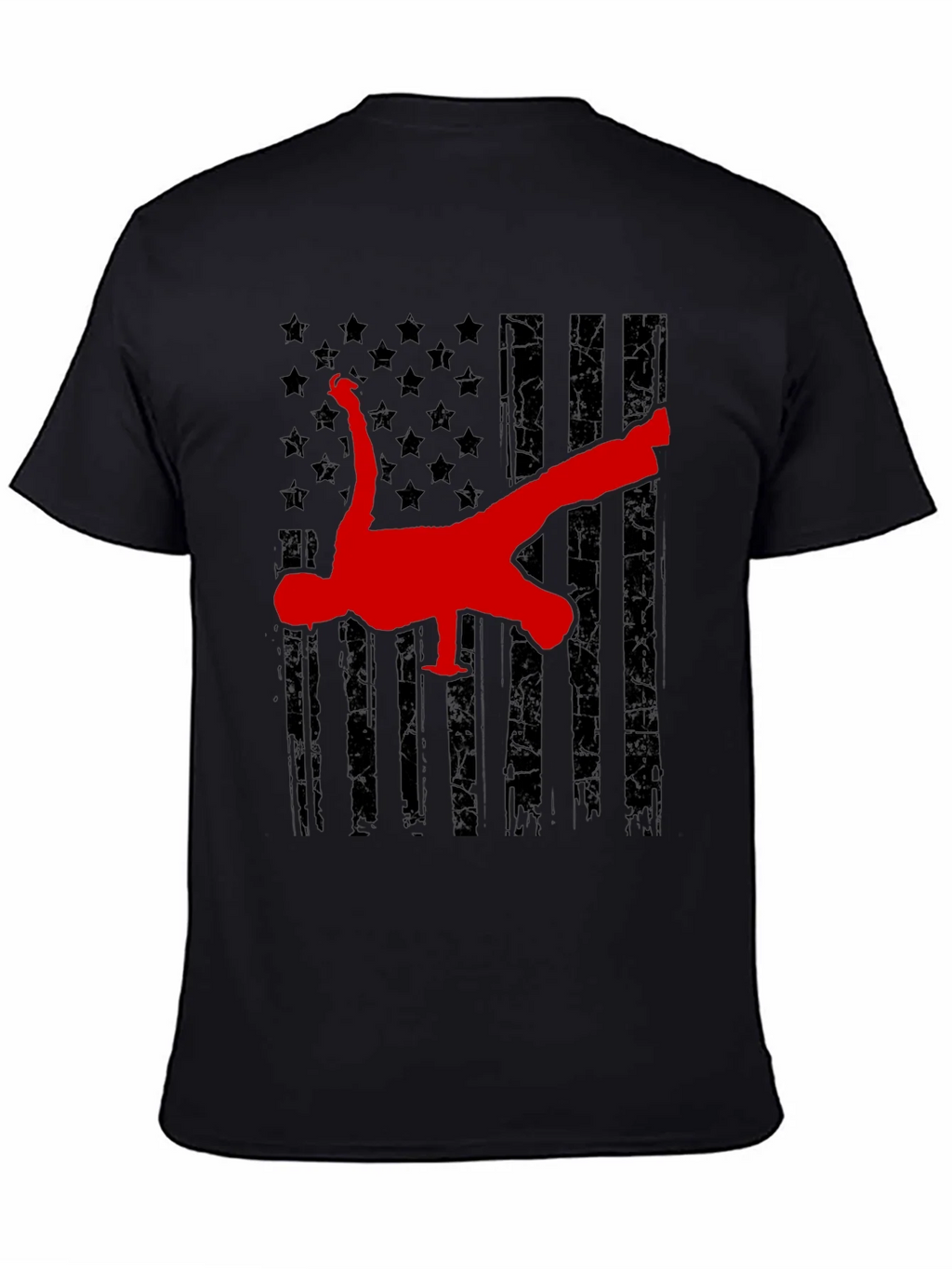 Breakdance American Flag Graphic Tee product image 4