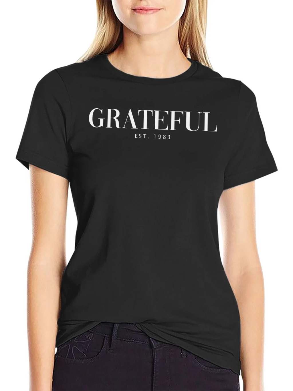 Grateful Est. 1983 Black Graphic T-Shirt product image 2