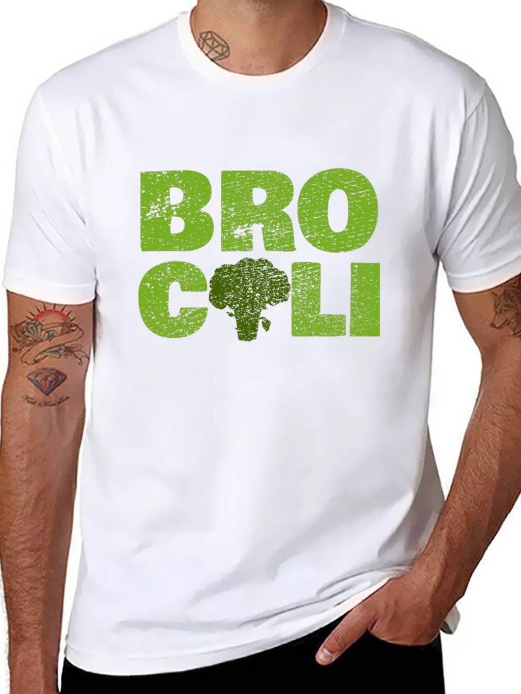 Broccoli Graphic Tee - Funny Vegan Shirt product image 7