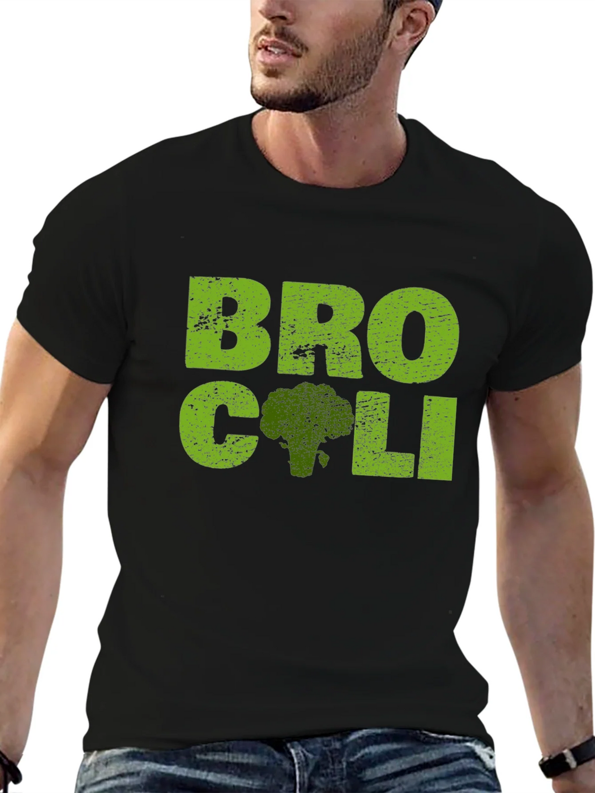 Broccoli Graphic Tee - Funny Vegan Shirt product image 6