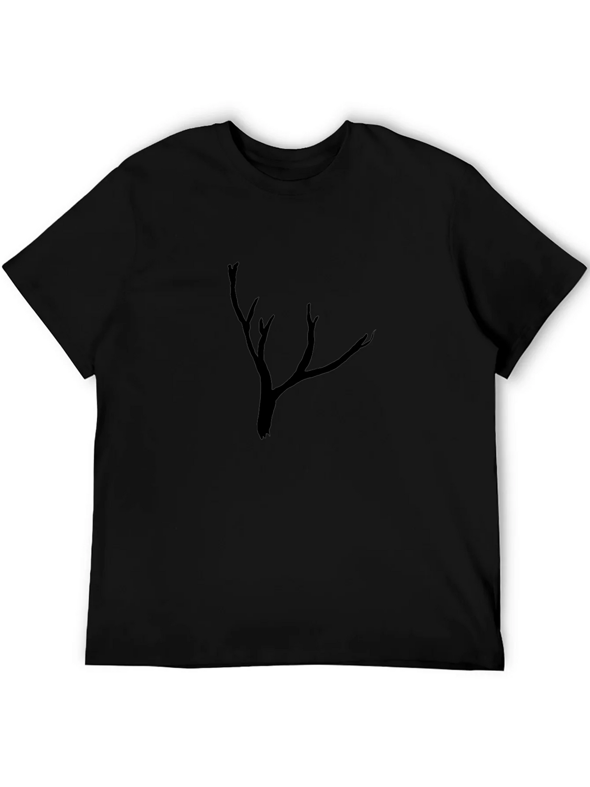 Mens Black Tree Graphic Tee - Casual Comfort product image 5