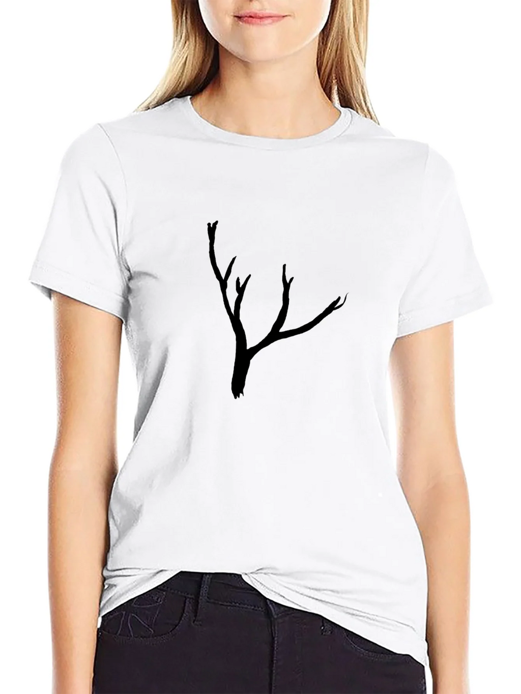 Mens Black Tree Graphic Tee - Casual Comfort product image 8