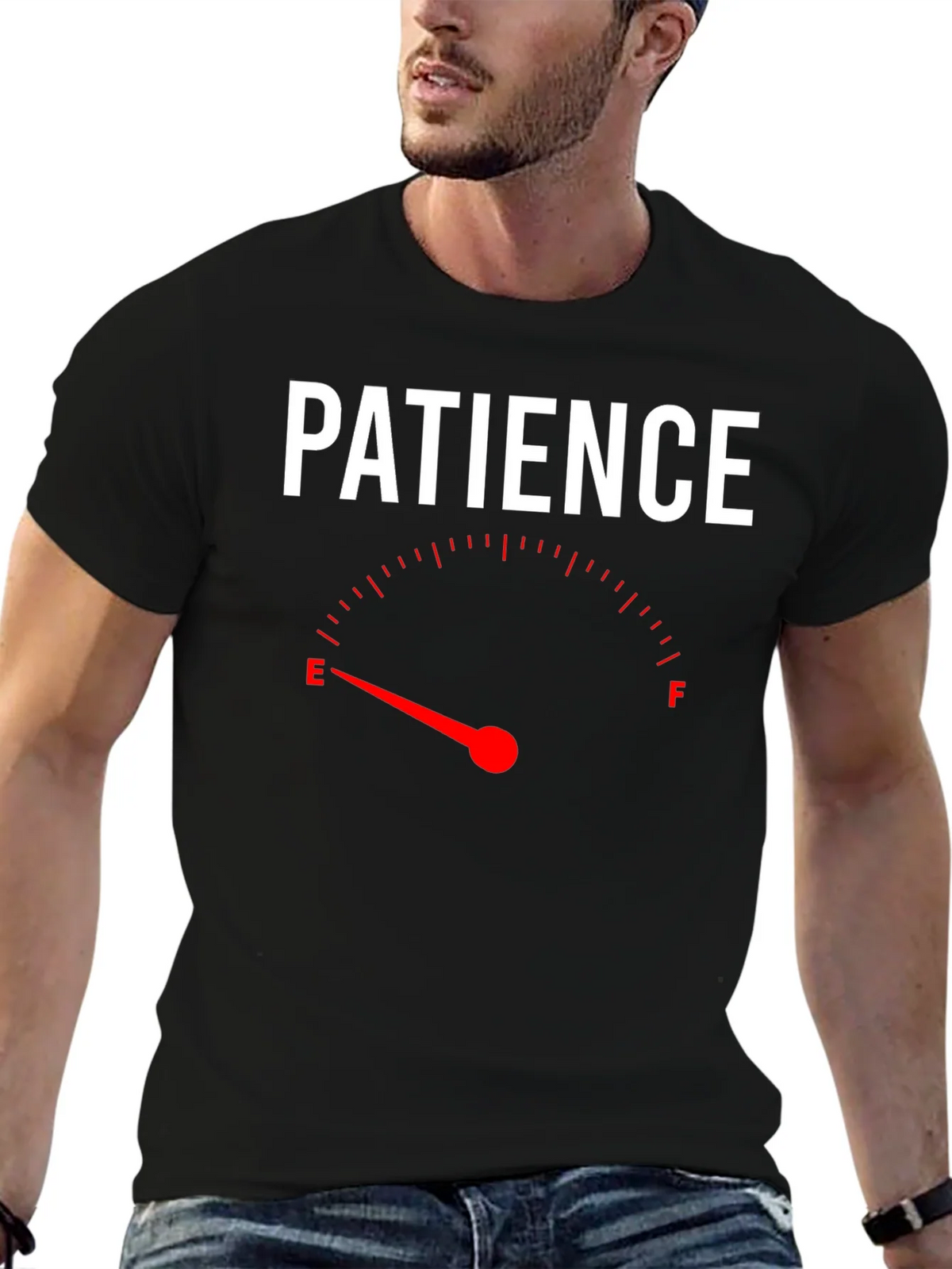 Patience Gauge Graphic T-Shirt product image 6