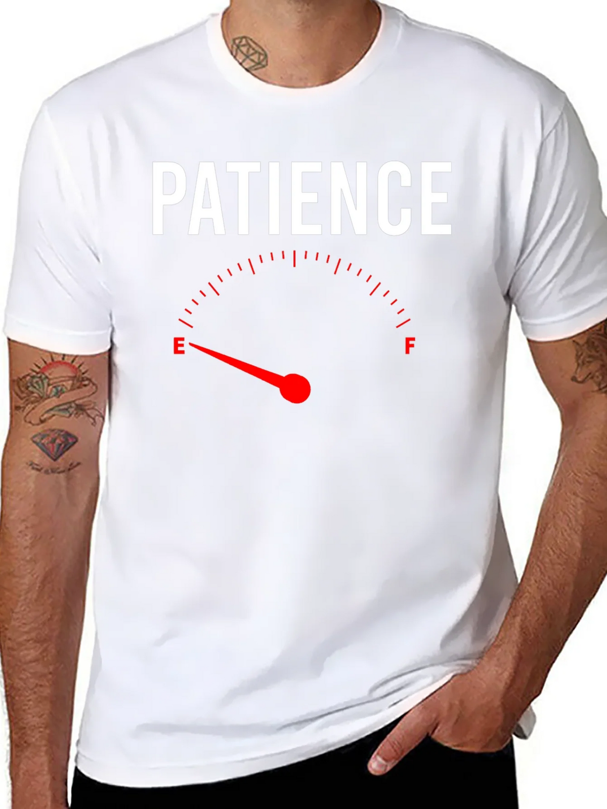 Patience Gauge Graphic T-Shirt product image 7