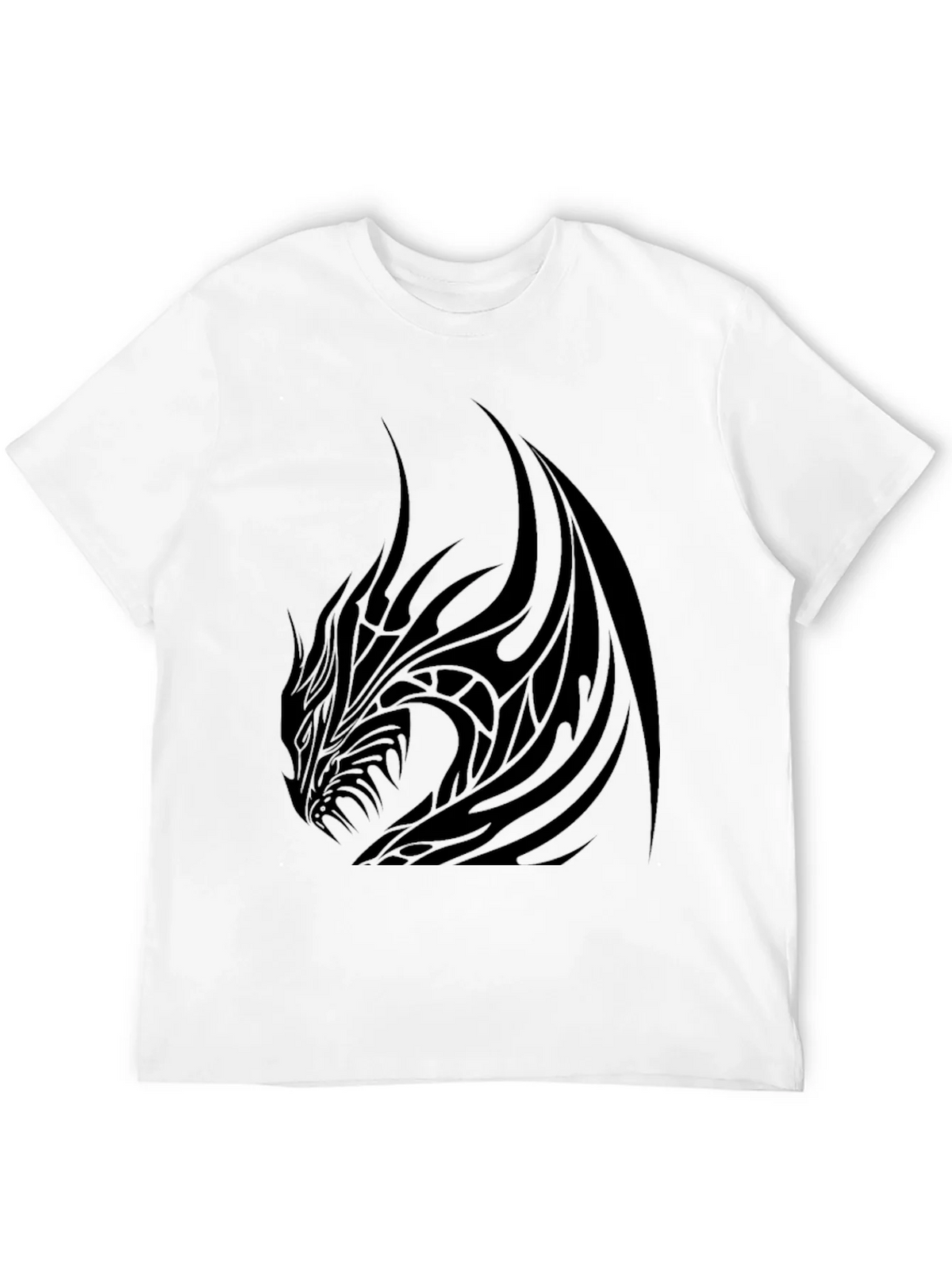 Mens Black Dragon Graphic Tee - Stylish & Bold product image 11