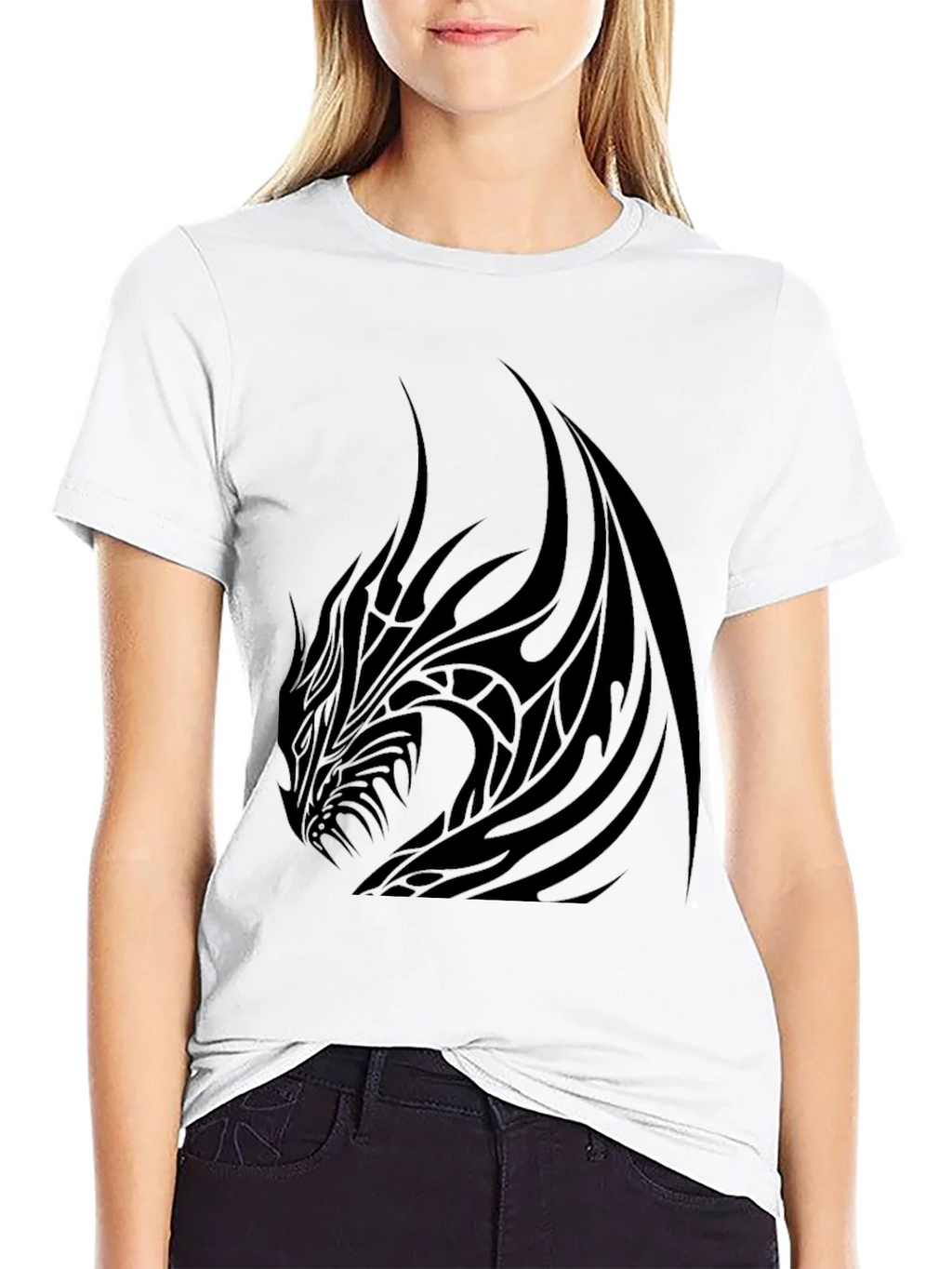 Mens Black Dragon Graphic Tee - Stylish & Bold product image 8