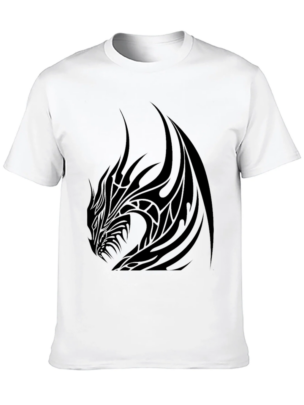 Mens Black Dragon Graphic Tee - Stylish & Bold product image 9