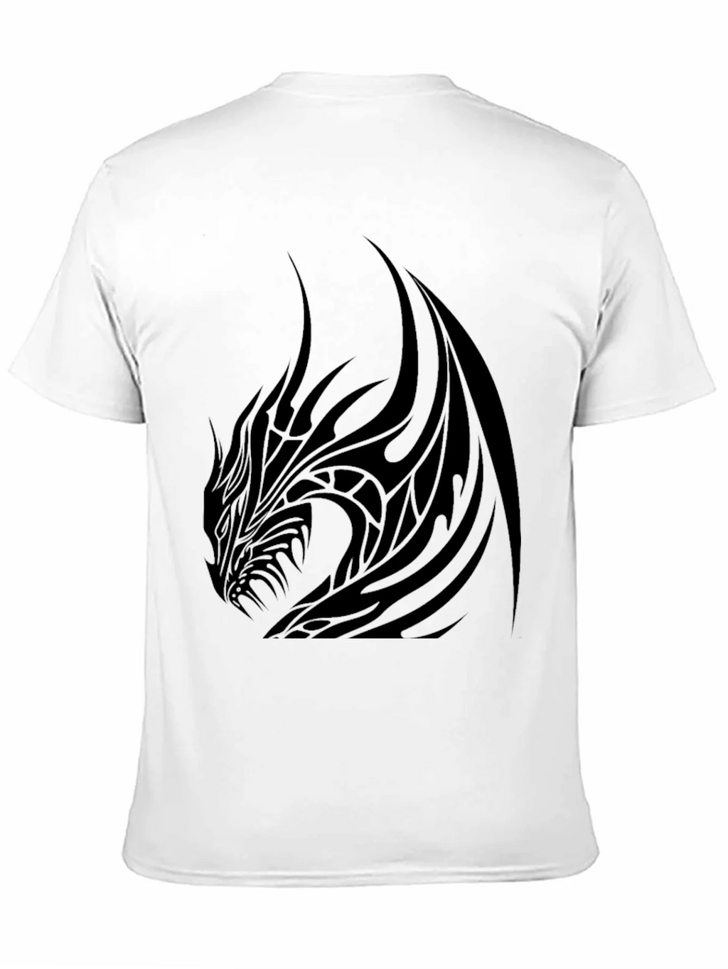 Mens Black Dragon Graphic Tee - Stylish & Bold product image 10