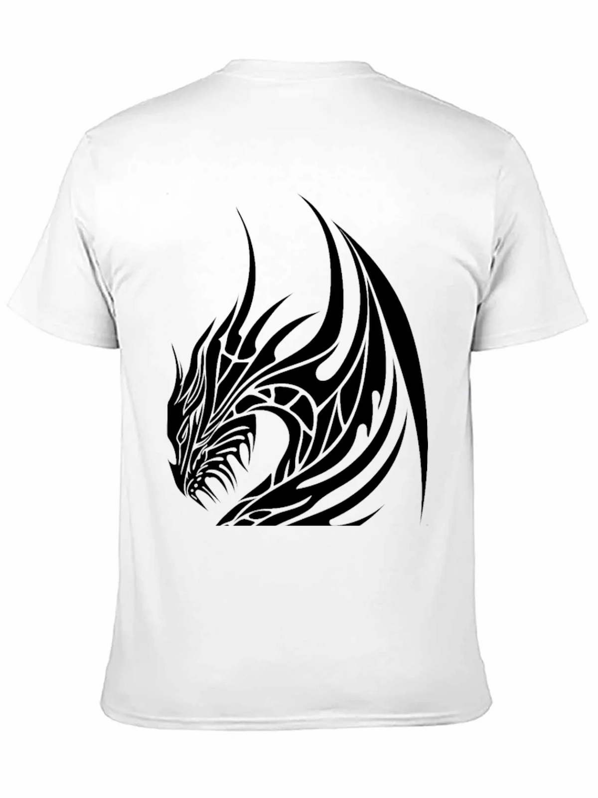 Mens Black Dragon Graphic Tee - Stylish & Bold product image 10