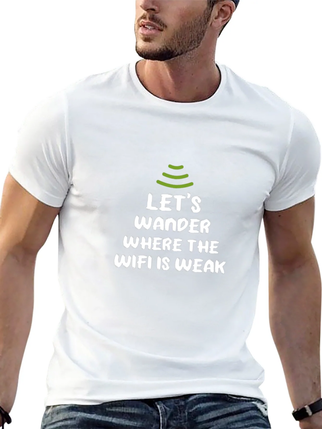 Lets Wander WiFi Weak Zone T-Shirt product image 12